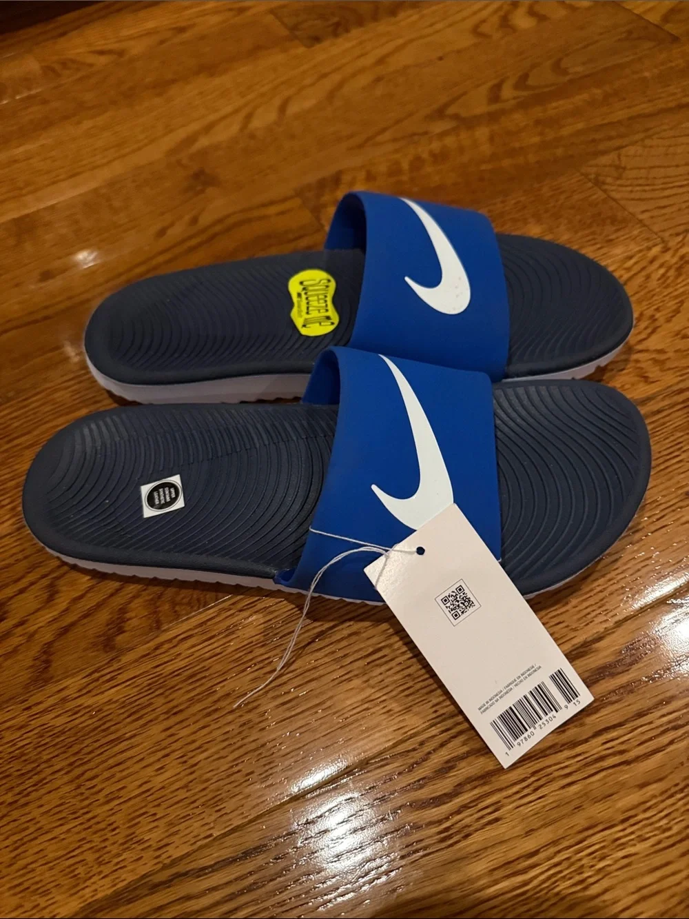 Nike Blue Slide Sandals